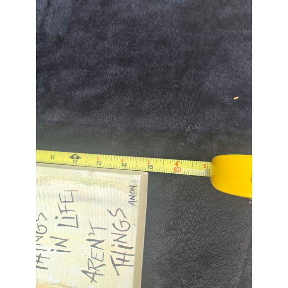 Motivational Word Art Canvas Wall Hanging Neutral Colors 16" x 20" - Picture 4 of 4